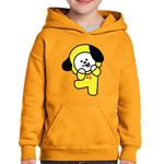 Fashion, accesorii si bijuterii - Copii - Imbracaminte copii - Pulovere si hanorace copii - Hanorac copii BT21 Chimmy BTS Kpop Plus Cute, negru, marime L Copii - Infinity.ro