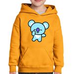 Fashion, accesorii si bijuterii - Copii - Imbracaminte copii - Pulovere si hanorace copii - Hanorac copii BT21 Koya BTS K-pop Koala, negru, marime L Copii - Infinity.ro