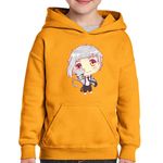Fashion, accesorii si bijuterii - Copii - Imbracaminte copii - Pulovere si hanorace copii - Hanorac copii Bungo Stray Dogs Atsushi Tiger Chibi Anime, negru, marime L Copii - Infinity.ro
