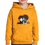 Fashion, accesorii si bijuterii - Copii - Imbracaminte copii - Pulovere si hanorace copii - Hanorac copii Bungo Stray Dogs Chibi Plush Anime Manga, negru, marime L Copii - Infinity.ro