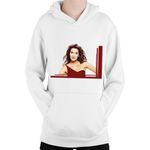 Fashion, accesorii si bijuterii - Copii - Imbracaminte copii - Pulovere si hanorace copii - Hanorac Copii Celine Dion Voice Beautiful Lady Award, alb, marime L Copii - Infinity.ro