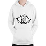 Fashion, accesorii si bijuterii - Copii - Imbracaminte copii - Pulovere si hanorace copii - Hanorac Copii Century Boys Oculta Symbol Anime Manga, alb, marime L Copii - Infinity.ro