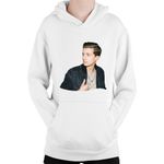 Fashion, accesorii si bijuterii - Copii - Imbracaminte copii - Pulovere si hanorace copii - Hanorac Copii Charlie Puth Teeneger Single Spotify Song Otto, alb, marime L Copii - Infinity.ro