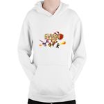 Fashion, accesorii si bijuterii - Copii - Imbracaminte copii - Pulovere si hanorace copii - Hanorac Copii Clash of Clans Dragons Race Classes Fire Strategy, alb, marime L Copii - Infinity.ro