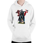 Fashion, accesorii si bijuterii - Copii - Imbracaminte copii - Pulovere si hanorace copii - Hanorac Copii Clash of Clans Mine Batman Joker Woman Troll, alb, marime L Copii - Infinity.ro