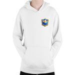 Fashion, accesorii si bijuterii - Copii - Imbracaminte copii - Pulovere si hanorace copii - Hanorac Copii Clash Royale King Mobile Game Strategy Supercell, alb, marime L Copii - Infinity.ro