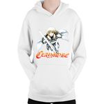 Fashion, accesorii si bijuterii - Copii - Imbracaminte copii - Pulovere si hanorace copii - Hanorac Copii Claymore Clare Fighting Sword, alb, marime L Copii - Infinity.ro