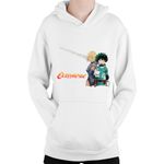 Fashion, accesorii si bijuterii - Copii - Imbracaminte copii - Pulovere si hanorace copii - Hanorac Copii Claymore Clare My Hero Academia Deku Anime Kage, alb, marime L Copii - Infinity.ro