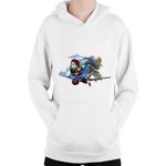 Fashion, accesorii si bijuterii - Copii - Imbracaminte copii - Pulovere si hanorace copii - Hanorac Copii Claymore Demons Kimetsu No Yaiba Boruto, alb, marime L Copii - Infinity.ro