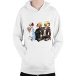 Fashion, accesorii si bijuterii - Copii - Imbracaminte copii - Pulovere si hanorace copii - Hanorac Copii Claymore Helen AOT Armin My Hero Academia, alb, marime L Copii - Infinity.ro