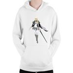 Fashion, accesorii si bijuterii - Copii - Imbracaminte copii - Pulovere si hanorace copii - Hanorac Copii Claymore Teresa Lond Sword Demons Extermination, alb, marime L Copii - Infinity.ro