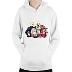 Fashion, accesorii si bijuterii - Copii - Imbracaminte copii - Pulovere si hanorace copii - Hanorac Copii Claymore Teresa Hawkeye Darling in the FranXX, alb, marime L Copii - Infinity.ro