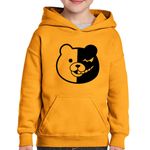 Fashion, accesorii si bijuterii - Copii - Imbracaminte copii - Pulovere si hanorace copii - Hanorac copii Danganronpa Monokuma Horror Teddy Bear, negru, marime L Copii - Infinity.ro