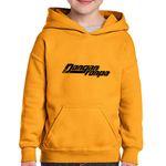 Fashion, accesorii si bijuterii - Copii - Imbracaminte copii - Pulovere si hanorace copii - Hanorac copii Danganronpa Logo Game Dark Anime, negru, marime L Copii - Infinity.ro