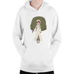 Fashion, accesorii si bijuterii - Copii - Imbracaminte copii - Pulovere si hanorace copii - Hanorac Copii DanMachi Liliruca Arde Huge Bag Orario Anime Meme, alb, marime L Copii - Infinity.ro
