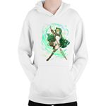 Fashion, accesorii si bijuterii - Copii - Imbracaminte copii - Pulovere si hanorace copii - Hanorac Copii DanMachi Ryuu Lion Funimation Forest Light Novel, alb, marime L Copii - Infinity.ro