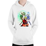 Fashion, accesorii si bijuterii - Copii - Imbracaminte copii - Pulovere si hanorace copii - Hanorac Copii DanMachi Ryuu Lion Konosuba Aqua Naruto Ninja, alb, marime L Copii - Infinity.ro
