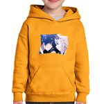 Fashion, accesorii si bijuterii - Copii - Imbracaminte copii - Pulovere si hanorace copii - Hanorac copii Darling in the FranXX SF Romance Anime, negru, marime L Copii - Infinity.ro