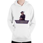 Fashion, accesorii si bijuterii - Copii - Imbracaminte copii - Pulovere si hanorace copii - Hanorac Copii Deadwood Al Swearengen Gold Fortune, alb, marime L Copii - Infinity.ro
