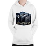 Fashion, accesorii si bijuterii - Copii - Imbracaminte copii - Pulovere si hanorace copii - Hanorac Copii Deadwood Old Town Seth Bullock Corruption, alb, marime L Copii - Infinity.ro