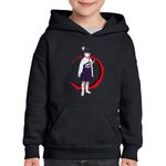 Fashion, accesorii si bijuterii - Copii - Imbracaminte copii - Pulovere si hanorace copii - Hanorac copii Demon Slayer Kanao Tsuyuri Dark Manga, negru, marime L Copii - Infinity.ro