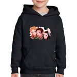Fashion, accesorii si bijuterii - Copii - Imbracaminte copii - Pulovere si hanorace copii - Hanorac copii Demon Slayer Sabito Tanjiro Makomo Minecraft, negru, marime L Copii - Infinity.ro