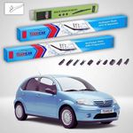 Auto si Moto - Intretinere auto - Stergatoare - Stergatoare Citroën C3 Gen I FC/FN Hatchback 2002-2009 | Set Fata si Spate Flat Premium – TeamCar® - Infinity.ro