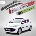 Auto si Moto - Intretinere auto - Stergatoare - Stergatoare Citroën C1 Gen I B0 Hatchback 2005-2014 | Stergator Fata si Spate Flat – TeamCar® - Infinity.ro