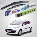 Auto si Moto - Intretinere auto - Stergatoare - Stergatoare Citroën C1 Gen I B0 Hatchback 2005-2014 | Stergator Fata si Spate Hibrid – TeamCar® - Infinity.ro