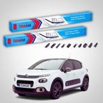 Auto si Moto - Intretinere auto - Stergatoare - Stergatoare Citroën C3 Gen III B618 Hatchback 2016-prezent | Set Fata Flat Premium – TeamCar® - Infinity.ro