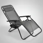 Casa si Gradina - Gradina si terasa - Mobilier exterior - Scaune si sezlonguri gradina - Set 2x Scaun De Gradina, Pliabil , Rezistent, GAIA, Pentru Camping, Drumetie, Picnic, Suport De Pahare Inclus,Negru - Infinity.ro