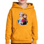 Fashion, accesorii si bijuterii - Copii - Imbracaminte copii - Pulovere si hanorace copii - Hanorac copii Disney Elsa Frozen Ana Surori Olaf, negru, marime L Copii - Infinity.ro