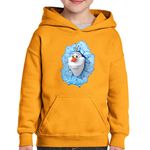 Fashion, accesorii si bijuterii - Copii - Imbracaminte copii - Pulovere si hanorace copii - Hanorac copii Disney Elsa Frozen Olaf Om de Zapada, negru, marime L Copii - Infinity.ro