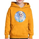 Fashion, accesorii si bijuterii - Copii - Imbracaminte copii - Pulovere si hanorace copii - Hanorac copii Disney Elsa Frozen Regatul de Gheata, negru, marime L Copii - Infinity.ro