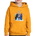 Fashion, accesorii si bijuterii - Copii - Imbracaminte copii - Pulovere si hanorace copii - Hanorac copii Disney Frozen Elsa Toata Echipa Team, negru, marime L Copii - Infinity.ro
