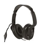 TV, Audio-Video si Foto - Portabile audio - Casti audio - Casti audio stereo, cu potentiometru volum, Sal HPH 7, culoare negru, cablu 5 m - Infinity.ro