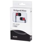 TV, Audio-Video si Foto - Portabile audio - Casti audio - Casti audio in-ear Kruger Matz KM M01, cablu 1.2 m, rosu - Infinity.ro