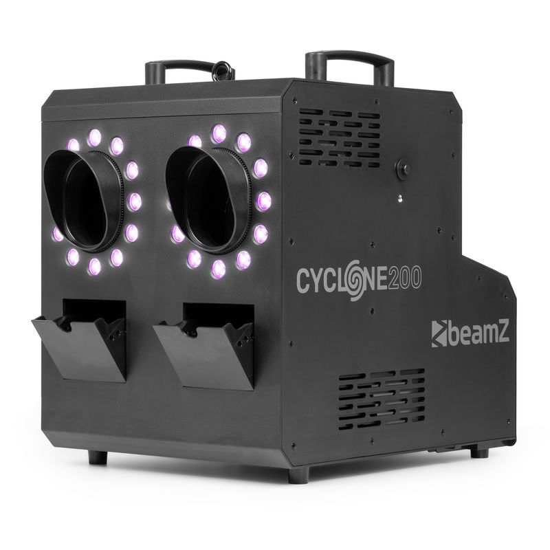 TV, Audio-Video si Foto - Audio profesionale - Echipamente DJ - Masina fum si baloane BeamZ CYCLONE200, DMX, LED RGBW - Infinity.ro