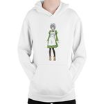 Fashion, accesorii si bijuterii - Copii - Imbracaminte copii - Pulovere si hanorace copii - Hanorac Copii Dungeon ni Deai wo Motomeru no wa Machigatteiru Darou ka, alb, marime L Copii - Infinity.ro