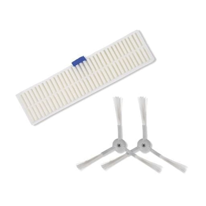 Electronice si Electrocasnice - Ingrijirea locuintei - Accesorii aparate pentru ingrijirea locuintei - Filtru de inalta performanta si 2 perii laterale Rowenta ZR740003, compatibil cu aspiratoarele robot X-Plorer S60 - Infinity.ro
