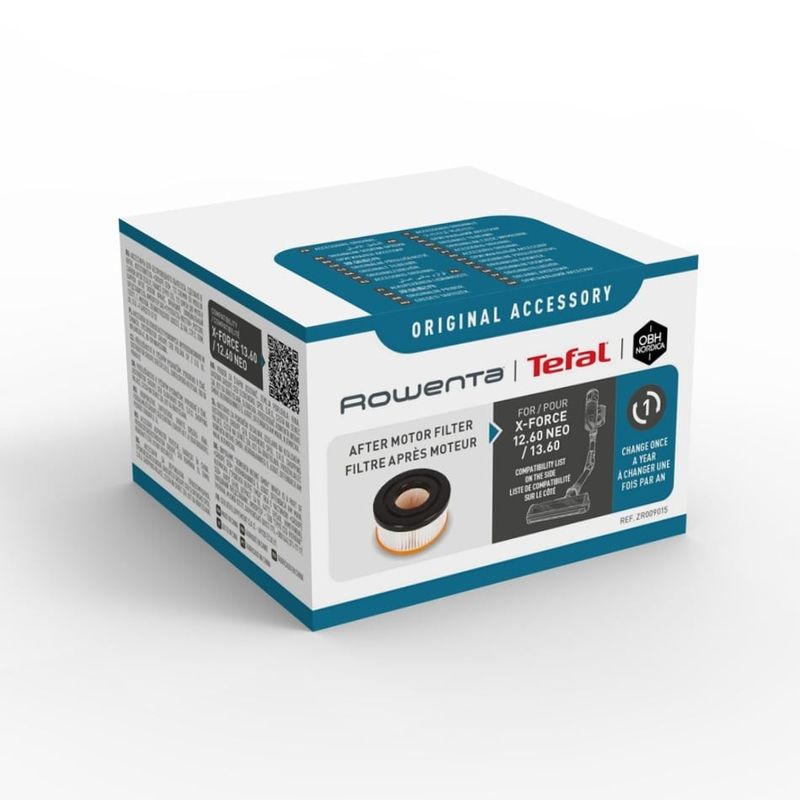 Electronice si Electrocasnice - Ingrijirea locuintei - Accesorii aparate pentru ingrijirea locuintei - Filtru de motor Rowenta ZR009015, compatibil cu aspiratoarele verticale Rowenta X-Force Flex 12.60 NEO, X-Force Flex - Infinity.ro