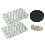 Electronice si Electrocasnice - Ingrijirea locuintei - Accesorii aparate pentru ingrijirea locuintei - Kit filtre Rowenta ZR005801 cu 1 filtru de spuma, 2 mopuri din microfibra si 1 cartus anticalcar, compatibil cu - Infinity.ro