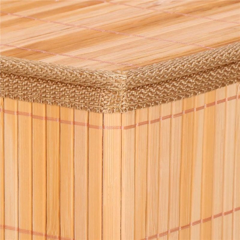 Casa si Gradina - Mobilier - Organizare si depozitare - Cutii depozitare - Set 3 cutii organizatoare din bambus, cu capac, diverse dimensiuni, maro - Infinity.ro