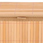 Casa si Gradina - Mobilier - Organizare si depozitare - Cutii depozitare - Set 3 cutii organizatoare din bambus, cu capac, diverse dimensiuni, maro - Infinity.ro