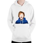 Fashion, accesorii si bijuterii - Copii - Imbracaminte copii - Pulovere si hanorace copii - Hanorac Copii Ed Sheeran Hi Album Shape Of You Spotify Stream, alb, marime L Copii - Infinity.ro