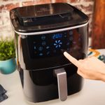 Electronice si Electrocasnice - Electrocasnice bucatarie - Aparate de gatit & desert - Friteuze - Friteuza cu aer cald, grill si abur Tefal Easy Fry & Steam FW201815, 1700W, 6.89 litri, 7 programe automate - Infinity.ro