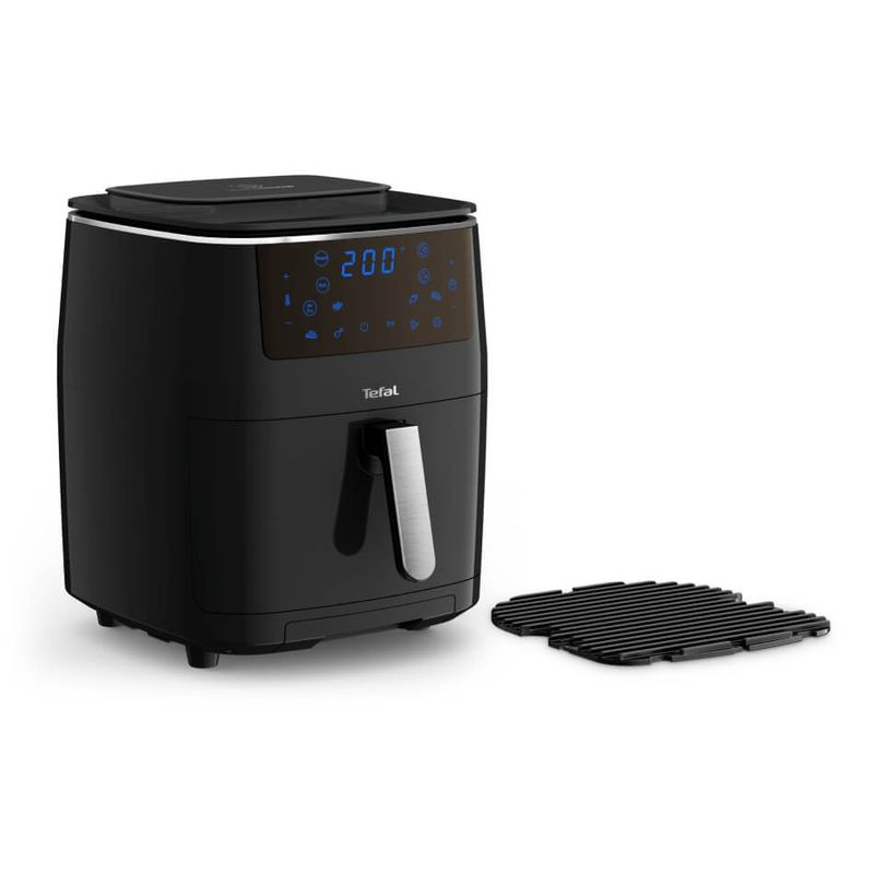 Electronice si Electrocasnice - Electrocasnice bucatarie - Aparate de gatit & desert - Friteuze - Friteuza cu aer cald, grill si abur Tefal Easy Fry & Steam FW201815, 1700W, 6.89 litri, 7 programe automate - Infinity.ro