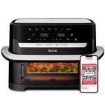 Electronice si Electrocasnice - Electrocasnice bucatarie - Aparate de gatit & desert - Friteuze - Friteuza dubla cu aer cald Tefal Dual Easy Fry Flex EY9228E0, 2700W, 9L, 7 programe, cuva dubla, accesoriu FlexCook - Infinity.ro