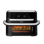 Electronice si Electrocasnice - Electrocasnice bucatarie - Aparate de gatit & desert - Friteuze - Friteuza dubla cu aer cald Tefal Dual Easy Fry Flex EY9228E0, 2700W, 9L, 7 programe, cuva dubla, accesoriu FlexCook - Infinity.ro