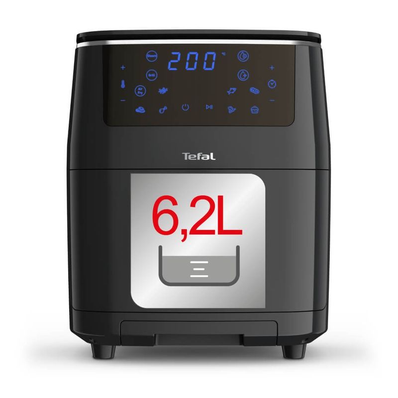 Electronice si Electrocasnice - Electrocasnice bucatarie - Aparate de gatit & desert - Friteuze - Friteuza cu aer cald, grill si abur Tefal Easy Fry & Steam FW201815, 1700W, 6.89 litri, 7 programe automate - Infinity.ro